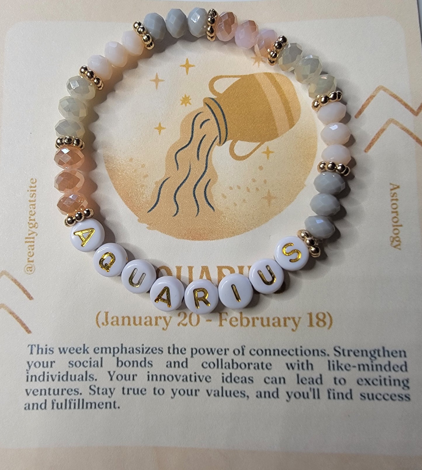 Zodiac Gem Bracelets