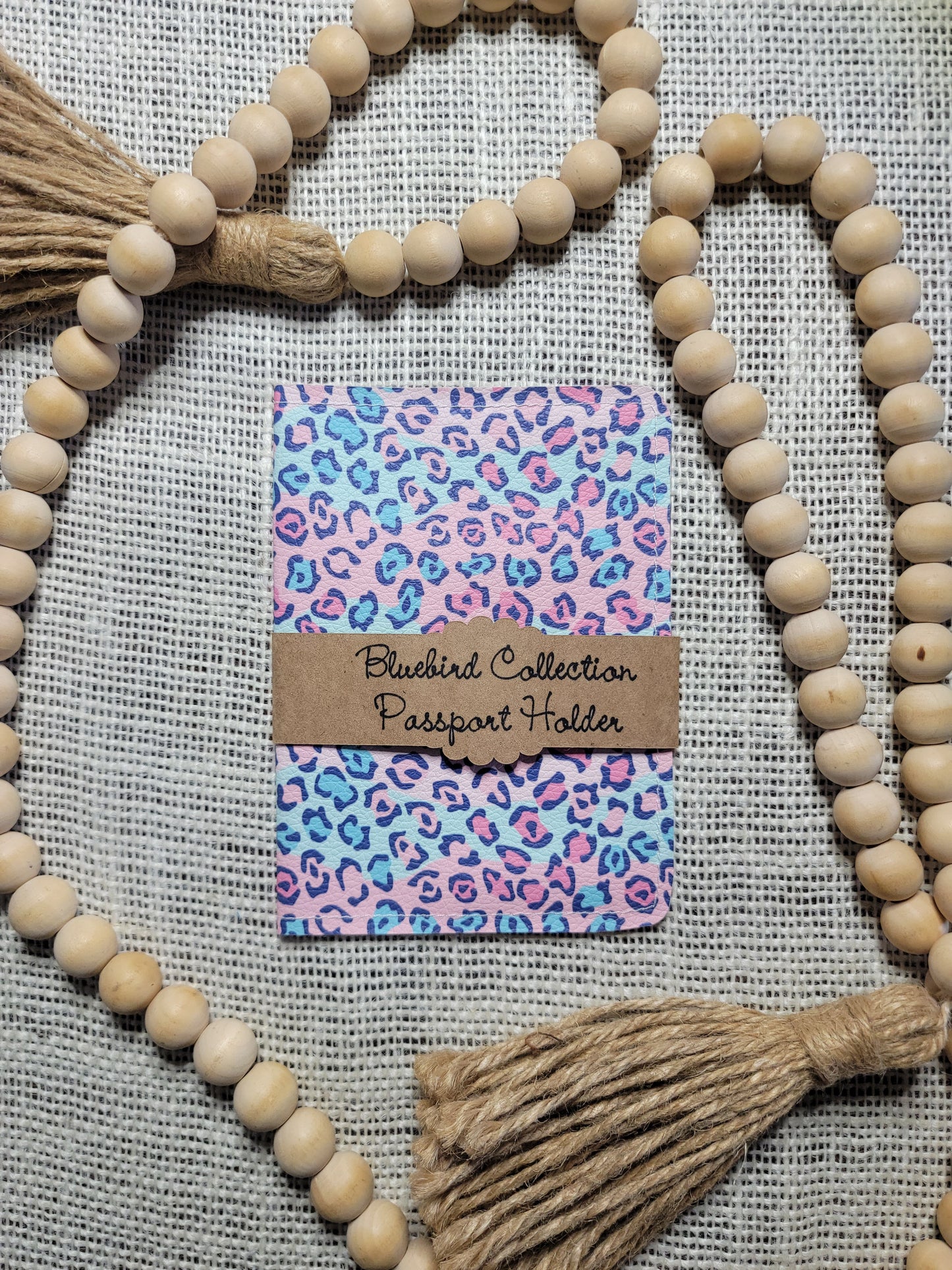 Pastel Cheetah Passport Protector