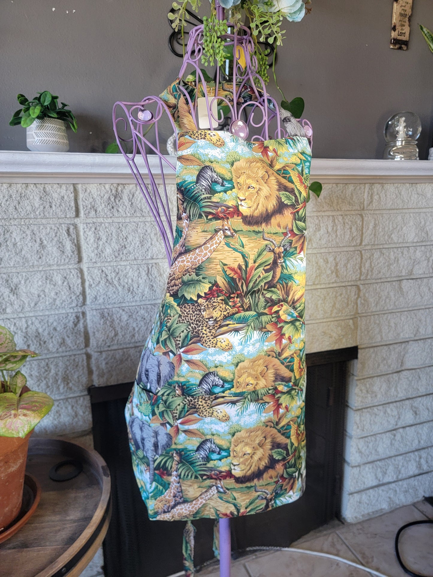 Jungle Animal Full Apron