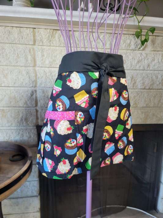 Cupcake Half Apron